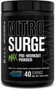 Jacked Factory Nitrosurge Max High Performance Pre Workout Powder - Pre Workout w/Nootropic Ingredients for Intense Focus, Pumps, Smooth Energy, Endurance - 40 Servings, Electric Blue Raspberry