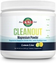 KAL Cleanout Magnesium Plus Psyllium Husk Powder - Lemon Lime - Magnesium Oxide with Fiber Supplement - Regulation Support Drink Mix - No Sugar - 60-Day Guarantee, 40 Servings, 8.5 OZ