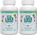 Vital Liver Support - Premium Liver Cleanse Detox & Repair Formula with Milk Thistle Supports Liver Health and Detox Cleanse