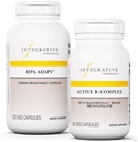Integrative Therapeutics Bundle with Active B-Complex, 60 Capsules & HPA Adapt, 120 Vegan Capsules - Active B-Complex to Support Energy Metabolism - HPA Adapt to Support Healthy Stress Response