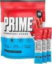 PRIME HYDRATION+ Sticks ICE POP | Hydration Powder Single Serve Sticks | Electrolyte Powder On The Go | Low Sugar | Caffeine-Free | Vegan | 16 Sticks
