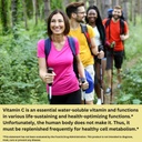 100% Natural Vitamin C from Acerola Cherry with Lavitol DHQ Dihydroquercetin Plus 250 mg Citrus Bioflavonoids - Whole-Food Vitamin C, No Synthetic Ascorbic Acid and No Additives - 250 mg, 60 Capsules