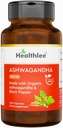 Organic Ashwagandha Supplements Capsules for Men and Women| Ashwagandha Root Powder with Black Pepper| Ashwagandha Organic Complex of India 60 Day Supply.