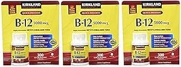 Kirkland Pozpfa Sublingual B-12 5,000 mcg, 300 Tablets (3 Pack)