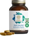 PURE SYNERGY Multi·Vita·Min | Vegan Multivitamin Made with Organic Whole Foods | Twice Daily Supplement for Men and Women | Core Nutrients for Energy, Mood, Immune, and Bone Health (60 Tablets)