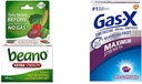 Beano Ultra 800 Count and Gas-X Maximum Strength 250mg Simethicone 30 Count Gas Relief