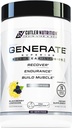 Generate EAA and BCAA Powder: Best Post Workout Recovery Drink and Branched Chain Amino Acids Supplement with Essential Amino Acids, 5g BCAAs, 2g EAAs | BlackBerry Lemonade, 30 Servings