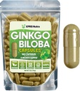 XPRS Nutra Ginkgo Biloba Capsules - Gingko Biloba Encapsulated Supplements for Cognition - Vegan Friendly Ginkoba Biloba - Immunity Boosting Ginkgo Biloba Capsules - 180 Count