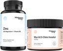 Zinc, Magnesium + Myo & D Chiro Inositol | Zinc Picolinate, Magnesium Glycinate, Vitamin B6 + Myo& D-Chiro Inositol Powder | Reproductive & Fertility Health | 30 & 90 Day Supply