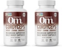 Om Mushroom Superfood Cordyceps Mushroom Capsules Superfood Supplement, 90 Count, 30 Days, Energy, Power, Stamina and Endurance Support, Superfood Supplement for Sports Performance (Pack of 2)
