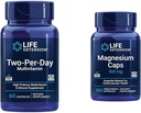 Life Extension Two-Per-Day Multivitamin with Vitamins C&D and Magnesium Capsules 500mg for Heart, Brain, Bone, Cellular Health