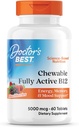 Doctor's Best Chewable Fully Active Methyl B12, Methylcobalamin, Energy, Memory, & Mood Support, Non-GMO, Gluten Free, Soy Free, Vegan 60 Tablets