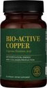 Global Healing Bio-Active Copper Supplement Cu1 - Cuprous Nicotinic Acid Helps Detox Body from Within - Supports Immune System & Red Blood Cell - Niacin Vitamin B3 Chelated Copper - 30 Capsules