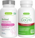 Advanced Prenatal Multivitamin + High Absorption CoQ10 100mg 120 Softgels Pregnancy Support Bundle by Igennus