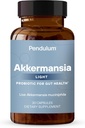 Pendulum Akkermansia Light | The ONLY Brand with Patented Live Akkermansia Muciniphila | A Probiotic Supplement for Women & Men | Supports GLP-1, Improves Gut Health, Prebiotic Fiber (30 Capsules)