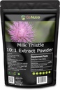 Milk Thistle Powder 1 lb. | Milk Thistle Extract 5:1 Strength Silymarin | Silybum Marianum Herbal Supplement Non-GMO