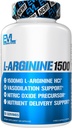 Evlution Nutrition Nitric Oxide Booster L-Arginine Supplement - High Potency Nitric Oxide Supplement with 1500mg of L Arginine HCL for Enhanced Pumps Energy Muscle Growth and Vascularity NO Booster
