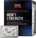 GNC AMP Men’s Strength Vitapak Program, 3 Products in 1 Pack, Absorbable Creatine, Mass Building, Power Muscles, Anabolic Primers, Testosterone Boost, Proven Ingredients, Multivitamin, 30-Day Supply
