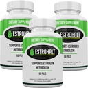 Estro-Halt 3 Pack 180 Tablets- DIM Supplement (Diindolylmethane) and Indole-3-Carbinol (I3C) Best Estrogen-Blocker for Women & Men | Natural Aromatase Inhibitor Vitamin to Help PCOS, Menopause and PMS