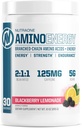 NutraOne Amino Energy BCAA Powder Pre-Workout Supplement with Caffeine Branched Chain Amino Acids to Help Fuel and Recover* (Berry Lemonade - 30 Servings)