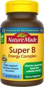 Nature Made Super B Energy Complex, Dietary Supplement for Nervous System Support, 60 Softgels, 60 Day Supply