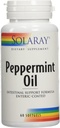 Solaray - Peppermint Oil, 60 softgels