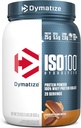 Dymatize ISO100 Whey Protein Powder Isolate, Chocolate Peanut Butter, 25g of Protein, 5.5g BCAAs, Less Than 120 Cal., Gluten Free, 1g Fat, 1g Sugar, 2g Carb (20 Servings)