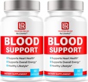 (2 Pack) Trusted Relief Blood Support Capsules - Official TrustedRelief Blood Support Vitamin Pills, Natural Trusted Relief Advanced Premium Formula Wellness & Overal Health, 60 Capsules for 2 Months