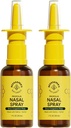 Beekeeper's Naturals Nasal Spray for Adults with Propolis, Xylitol & Saline, Clears Nasal Congestion, Moisturizes Sinus Canal, & Decongest Sinus Cavities, 1 fl oz(Pack of 2)