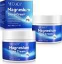 Magnesium Cream for Body - Magnesium Oil for Feet, Pure Premium Magnesium Lotion with Vitamin E and Almond Oil for Muscle Soreness