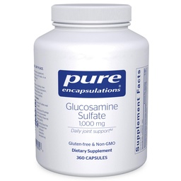 Pure Encapsulations Glucosamine Sulfate 1,000 mg | Supplement for Joint Support and Mobility, Cartilage Health, and Connective Tissue* | 360 Capsules
