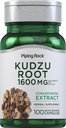 Piping Rock Kudzu Root Capsules 1600 mg | 100 Count | Extract Pills | Non-GMO, Gluten Free Supplement