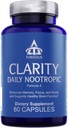 Thrivous Clarity Daily Nootropic – Cognitive Support & Mood Formula with Bacopa (Synapsa®), L-Theanine, Rhodiola Rosea, Vitamin B Complex & Zinc Picolinate – 60 Vegan Capsules