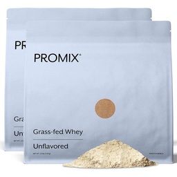 ProMix Nutrition Whey Protein Powder, Unflavored - Grass-Fed - ­Post Workout Fitness & Nutrition Shakes, Smoothies, Baking & Cooking Recipes - Gluten-Free & Keto-Friendly - 5 Pound (Pack of 2)