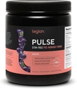 LEGION Pulse Pre Workout Supplement - All Natural Nitric Oxide Preworkout Drink to Boost Energy, Creatine Free, Naturally Sweetened, Beta Alanine, Citrulline, Alpha GPC (Caffeine Free Grape)