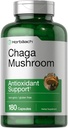Horbäach Chaga Mushroom Capsules | 180 Count | Non-GMO & Gluten Free Supplement