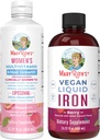 MaryRuth's Women's Multivitamin + Hair Growth Liposomal (Peach) & Iron Liquid (Berry) | Clean Label Project Verified® | Supplements for Beauty, Immunity, & Overall Health | Vegan, Non-GMO, Gluten-Free
