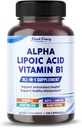 Alpha Lipoic Acid with Vitamin B1 - Supports Antioxidant Health & Healthy Metabolism - Includes Vitamin C, Acetyl-L-Carnitine, CoQ10 - Made in The USA- 150 Capsules