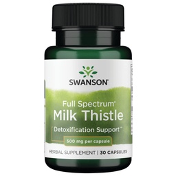 Swanson Full Spectrum Milk Thistle (500 mg) -30 Capsules
