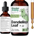 Forever Puppy Dandelion Leaf Drops for Dogs - Kidney Health Liquid Supplement for Large, Medium & Small Dogs - Kidney Cleanse Detox Drops w/Dandelion Leaves Tincture - 2 oz