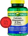 Calcium Magnesium Zinc with Vitamin D3 | Calcium Supplement | Calcium Magnesium Zinc | Calcium 600 mg with vitamin D3 | Calcium Magnesium Supplement + STS Sticker.