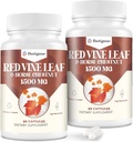 Red Vine Leaf & Horse Chestnut Extract Capsule Supplements (Vitis Vinifera) 1500mg -Premium Extract for Healthy Veins, Circulation, Heart, Skin (2 Pack)