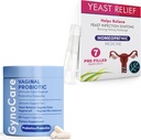 Comprehensive Feminine Health Bundle: Vaginal Probiotic Capsules + Antifungal Pre-Filled Applicators – Dual Support for pH Balance, Odor Control, and Yeast Infection Relief