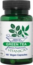 Vitanica Green Tea - 330 mg of Green Tea Polyphenols - Antioxidant Supplement for Immune Health Support - Vegan Supplement for Breast Health - Pro Logo - 60 Vegan Caps