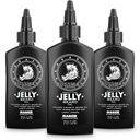 Bossman Jelly Beard Oil for Men - 3 Pack (12 oz in Total, Naked - Unscented) – Softens, Moisturizes & Conditions with Natural Ingredients
