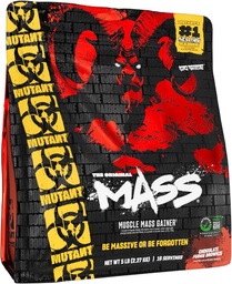 Mutant Mass Weight Gainer Protein Powder - High Calorie Protein for Lean Mass, Muscle Build, & Bulking - 5 Pound - Chocolate Fudge Brownie