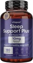 Sleep Support Plus Melatonin & Botanicals to Support a Healthy Sleep Cycle, with Feelings of Calm and Relaxation for a Great Night's Sleep. 180 Capsules