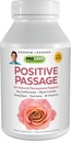 ANDREW LESSMAN Positive Passage 60 Capsules - Natural Menopausal Support and Balance for Women's Hormone Levels. with Soy Isoflavones, Black Cohosh, Dong Quai, Damiana. No Additives