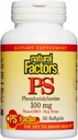 Natural Factors, Phosphatidylserine, Support for Memory, Concentration and Brain Functions, Soy and Gluten Free, 30 Softgels