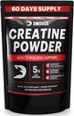 DMoose Creatine Monohydrate Powder - Creatine Powder for Muscle Gain & Recovery Supplement - 300g Per Serv (5g) 2 Scoops - 60 Servings